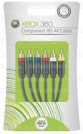 C�ble component AV HD Xbox 360