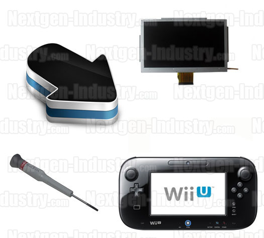 reparation ecran lcd gamepad wii u