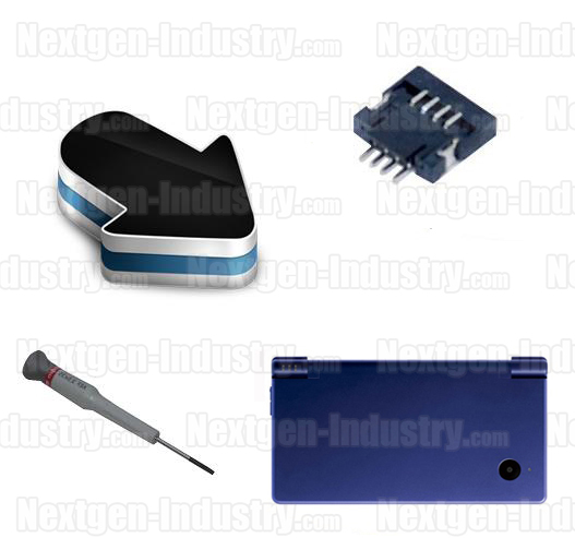 R�paration connecteur P6 �cran tactile Nintendo DSi / DSi XL