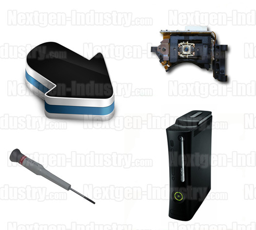 Forfait remplacement bloc optique Xbox 360 LITEON / BENQ