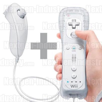 Wiimote + Nunchuk Officielle NINTENDO