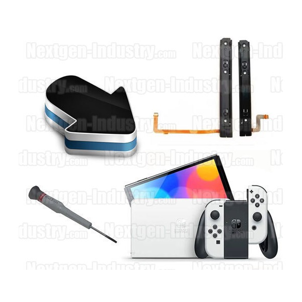 eXtremeRate Kit d'Outil de Réparation pour Nintendo Switch OLED, Tournevis  Vis Ressort Pincette pour Switch OLED Console Joycon : : Jeux vidéo