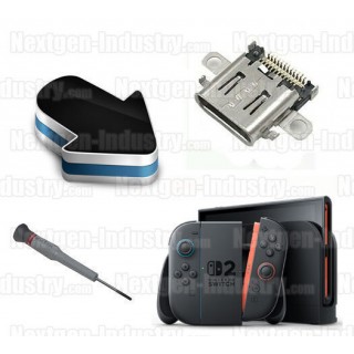 Réparation connecteur chargeur USB-C Nintendo Switch 2
