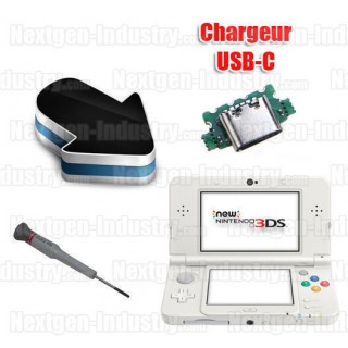 Installation connecteur USB-C chargeur New 3DS