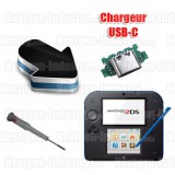Installation connecteur USB-C chargeur Nintendo 2DS