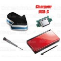 Installation connecteur USB-C chargeur Nintendo DS Lite