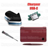 Installation connecteur USB-C chargeur Nintendo 2DS