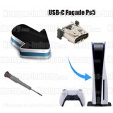 R&eacute;paration connecteur port USB-C fa&ccedil;ade Ps5
