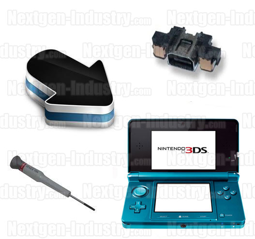 Réparation prise chargeur Nintendo 3DS / 3DS XL