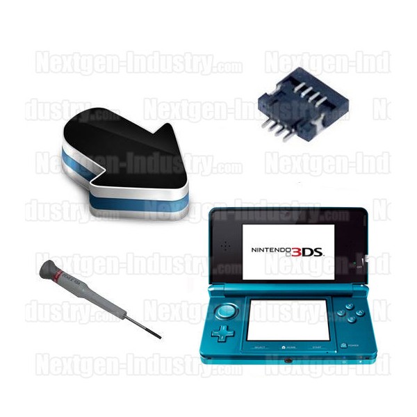 Réparation connecteur tactile joystick P10 ou P12 Nintendo 3DS