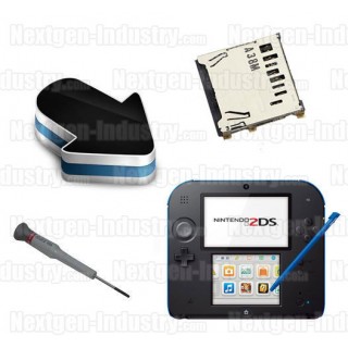 Réparation lecteur carte SD Nintendo 2DS