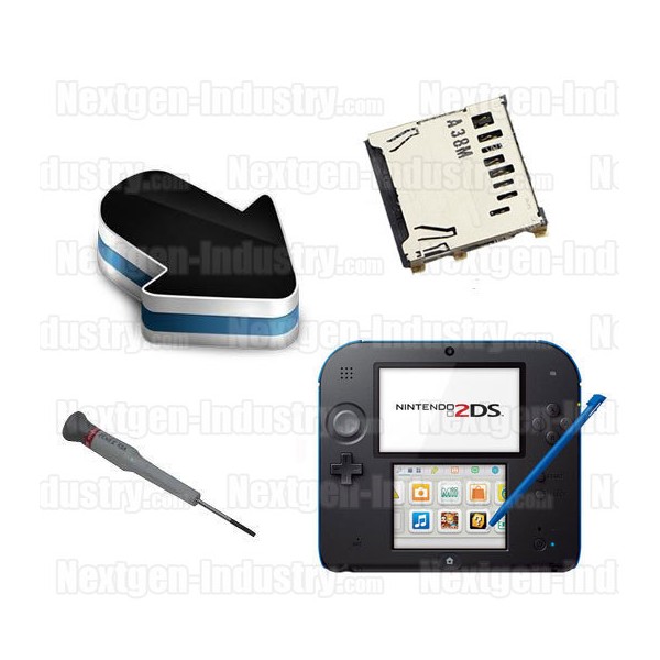 Réparation Port / Lecteur carte SD - Nintendo 3DS - CHIP'N MODZ