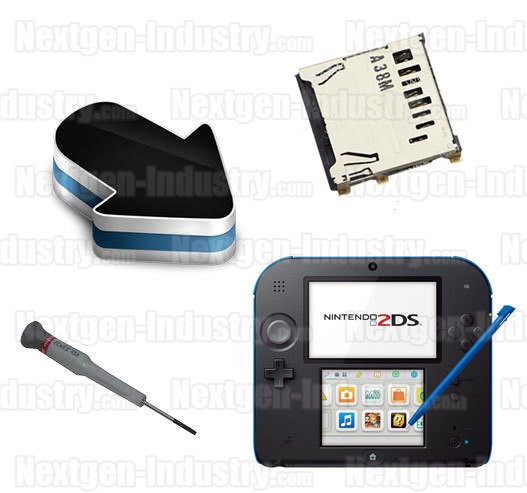 Réparation lecteur carte SD Nintendo 2DS