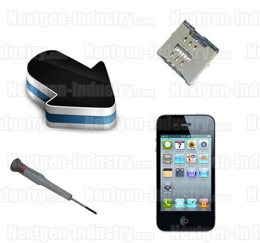 Réparation lecteur carte SIM Iphone 4G