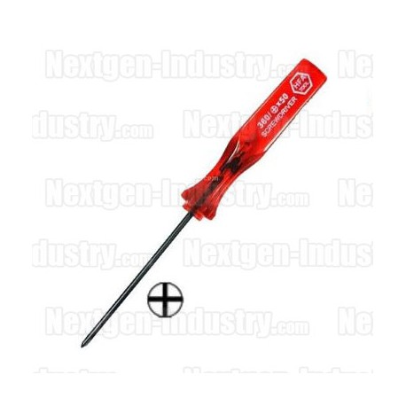 Tournevis Cruciforme HOROTEC Pour Horloger - Tête Verte à Roulement à Billes ø2.00mm, Référence 01.418-200, Neuf