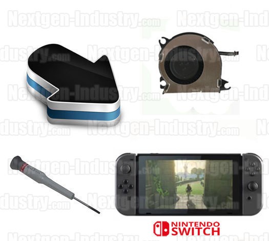 Réparation Ventilateur Nintendo Switch