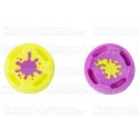 Capuchon joystick Splatoon silicone violet jaune joy-con Switch