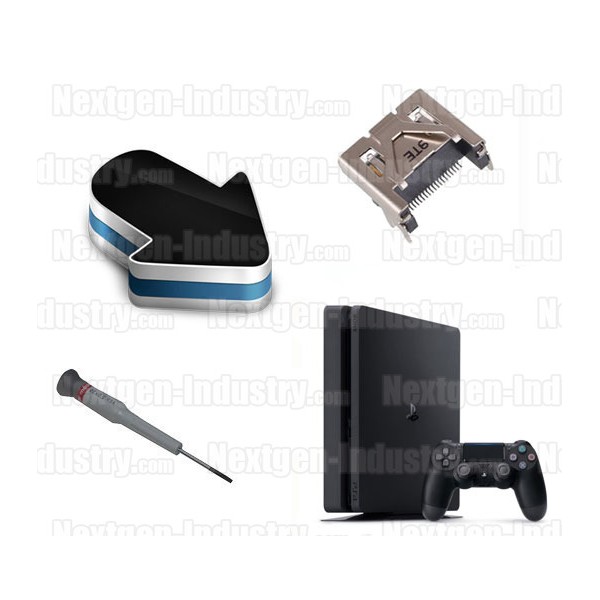 Réparation connecteur prise HDMI Ps4 Slim Ps4 Pro