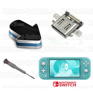Réparation connecteur alimentation Nintendo Switch Lite