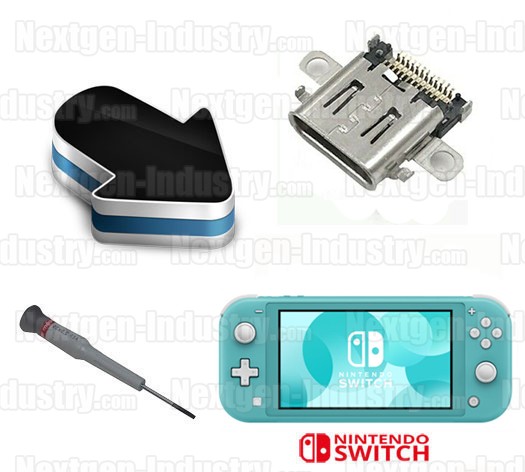 Réparation connecteur prise chargeur Nintendo Switch