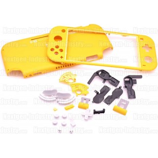 Coque Jaune + kit boutons Nintendo Switch Lite