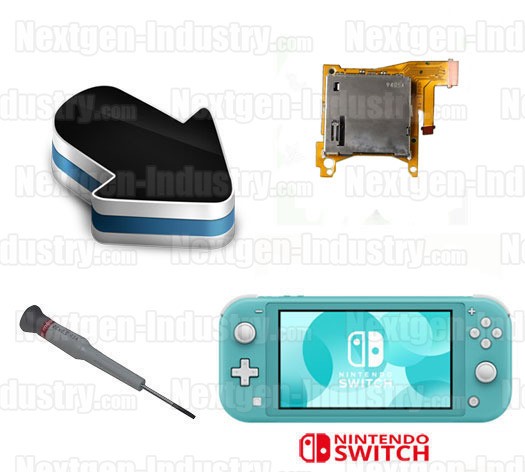 Réparation lecteur jeux cartouche Nintendo Switch Lite