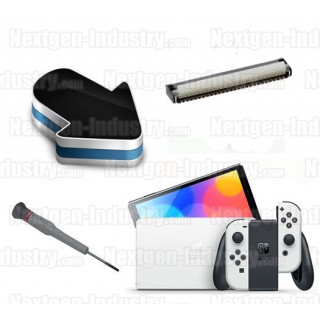 Réparation connecteur écran LCD Nintendo Switch OLED